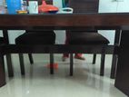 Canadian Oak Dining table with 6 chair