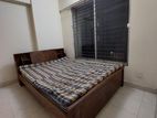 Canadian Oak Queen size bed with mattress and toshuk