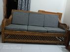 Cane Furniture 03 Seat (বেতের সোফা) with Swan Foam
