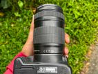 Canon 100D with Master lens 18×135