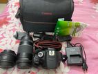 Canon 1200 d with 2 lens