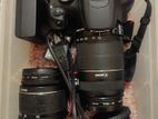 Canon 1200D with 18-55mm & 55-250mm lens