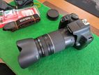 Canon 1300 d wifi system with 75-300 mm zoom lens