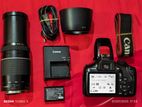 Canon 1300d WiFi/NFC Dslr with 75-300 Super Zoom Lens Full Setup