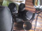 Canon 1300D with 75-300 zomm lens and 18-55mm kit