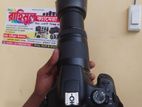 canon 1300D with 75-300 Zoom lens full fresh like new condition
