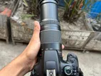 CANON 1300D with zoom lens