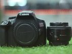 canon 1300D+yn50mm lens