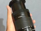 Canon 18_135mm is Master Lens With Hood Cap Filter