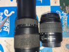 Canon ২ টি লেন্স একটি ৭০-৩০০ এমএম আরেকটি ১৮-৫৫ দ