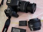 Canon 200 D with 2 lens Almost new