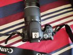 Canon 200D, 50 mm lens, 75-300mm zoom Tripod, Microphone for Sale