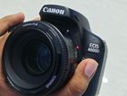 Canon 4000d Dslr with 50mm Prime Lens