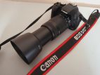 Canon 500D Dslr + 250mm Zoom Lens