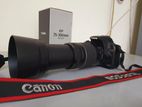 Canon 500D with 300mm Zoom lens