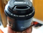 Canon 50mm f/1.8 Prime lens