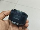 Canon 50mm prime lens