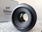 Canon 50mm Stm Lens (full Box)