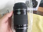 Canon 55-250 mm STM zoom lens boxed