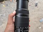 Canon 55-250 mm zoom lens.