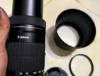 Canon 55-250 STM Video Zoom Lens Hood Filter Cap