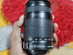 Canon 55-250 Zoom Lens Full Fresh