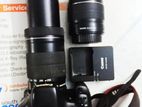 Canon 550D With 55-25 zoom lens 18- 55 kit