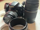 canon 600d camera with kit lense and zoom