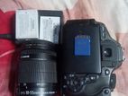 canon 600d with 18-55 kit lens