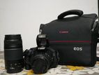 Canon 600D with 18-55mm stm + 75-300mm Zoom