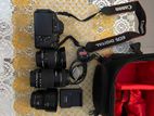 Canon 600D with 3 lens