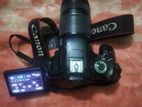 Canon 600d With 55-250 Zoom Lens+ 18-55 Kit Lens