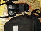 Canon 600D With 75-300 Zoom Lens,With Beg Charger Memory Chif,