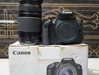 Canon 700 D, সাথে ক্লিক লেন্স, ৭৫/৩০০ mm ২ টা ব্যাটারি,