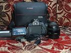 Canon 700D Body Touch Display+55mm Prime Lanc+55-250 Zoom Lanc