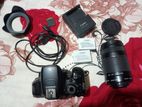 Canon 700d camera with 75-250 zoom lens