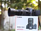 canon 700D camera with (75-300 Zoom) lens full fresh box condition..777