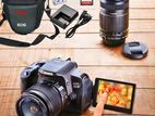 Canon 700D Touch 55-250 Zoom Lens+ ২টা ব্যাটারি+Bag+Charger+32 GB Memory