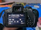 Canon 700d with 18-135mm Lense And Also A Flashlight
