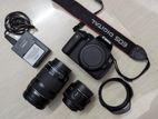 Canon 700D with 18-135mm STM Zoom lens and 50mm Prime