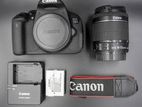 canon 700d with 18-55 mm lens