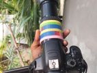 canon 700D with 75-300 zoom lens