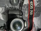 Canon 70d with 18-55mm lens