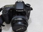 Canon 70D with 3 lenses and accessories