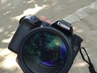 Canon 70D with 75-300mm zoom lens