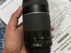 Canon 75-300 mm zoom lens