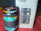 Canon 75-300 zoom lens with box condition