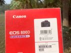 Canon 800D with 50mm prime lens