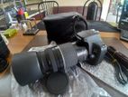 Canon eos 4000d wifi system with 75-300 mm zoom lens