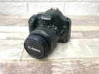 Canon eos 450d with 18-55 mm lens full setup